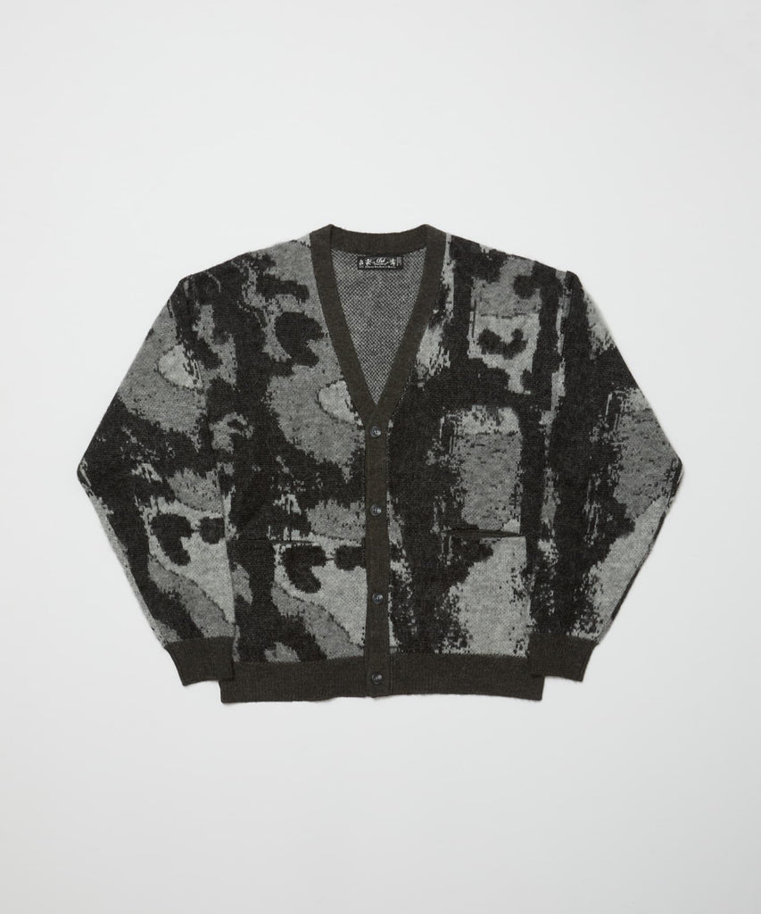 JACQUARD WOOL CARDIGAN