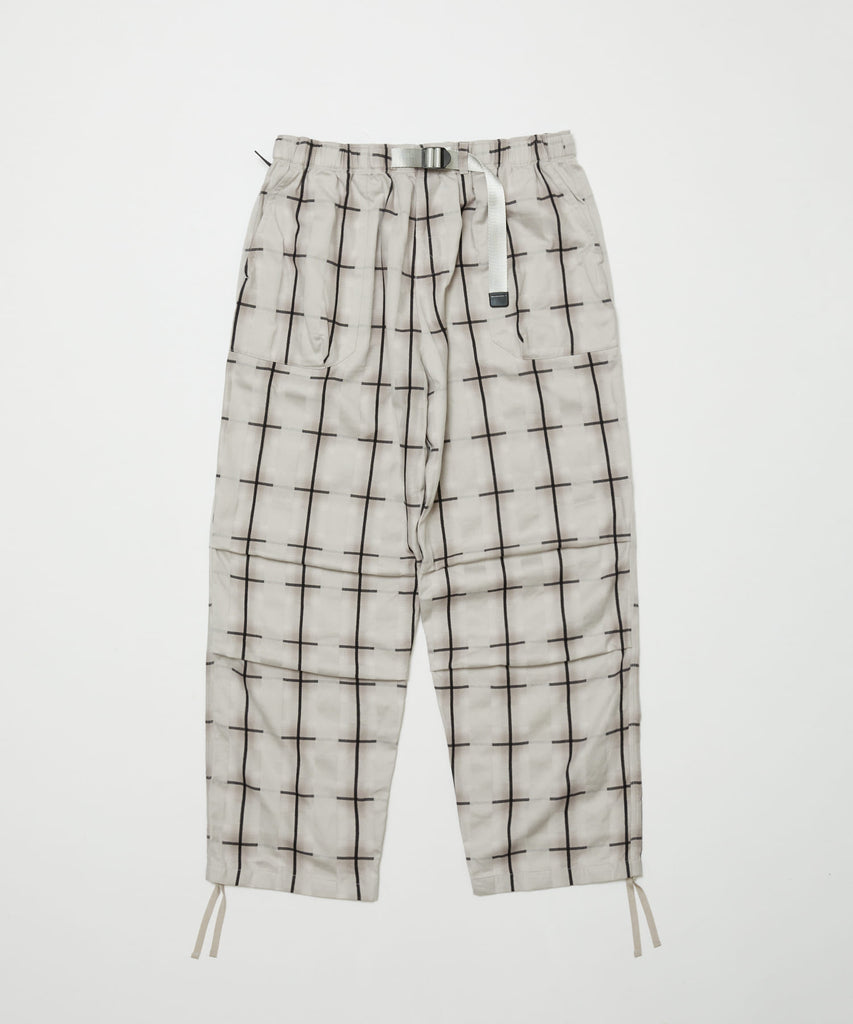 PLAID WIDE MOUNTAIN PANT