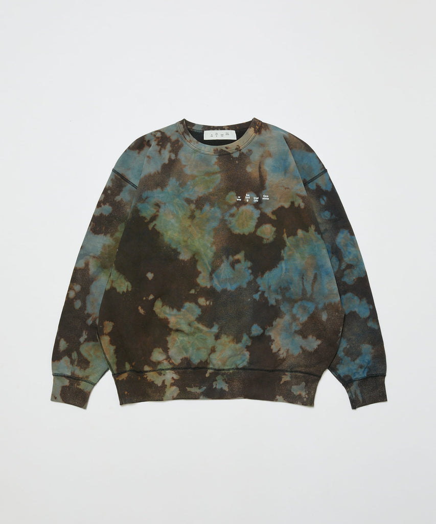 LOGO TIE DYE CREW by YUKIDYE