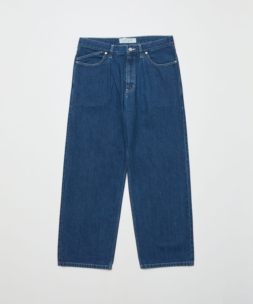 12OZ STRAIGHT LEG 5P WASHED JEAN