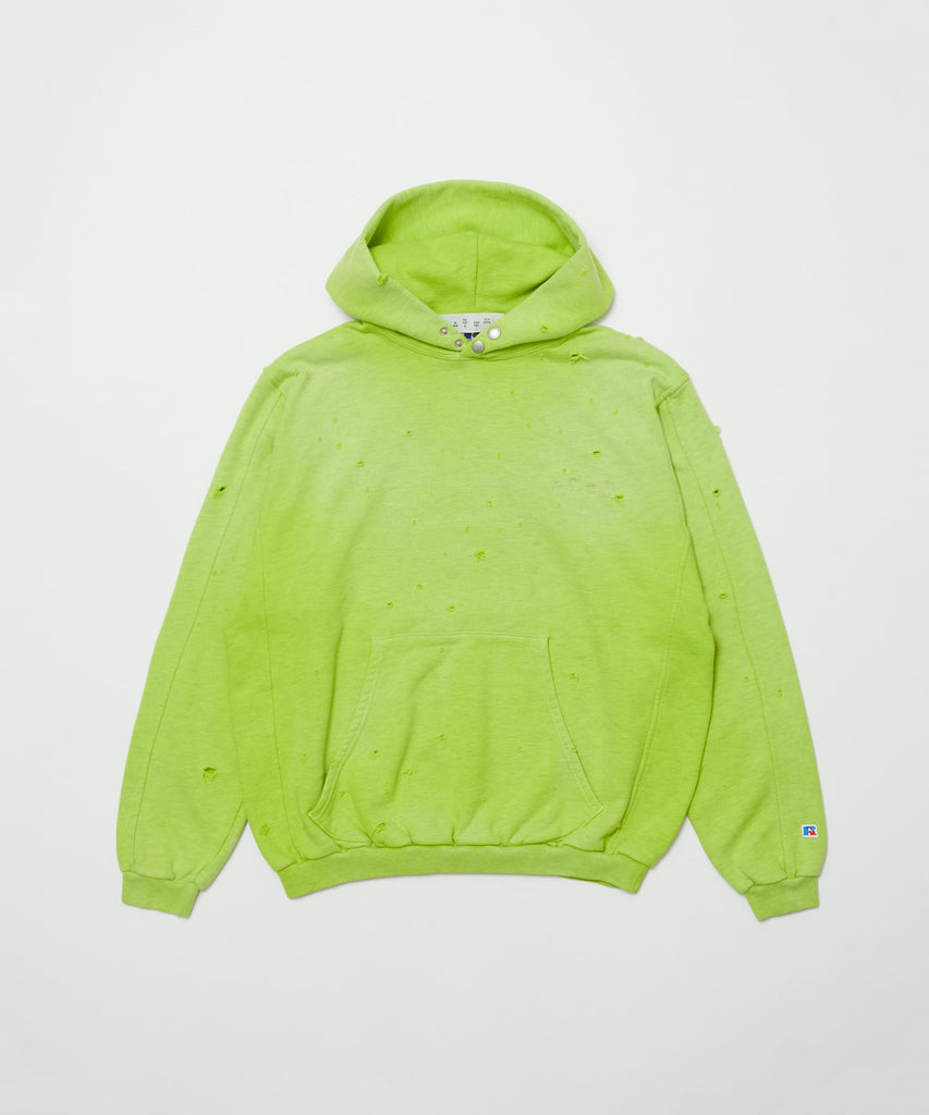 BAL / RUSSELL DISTRESSED ATHLETIC HIGH COTTON HOODIE