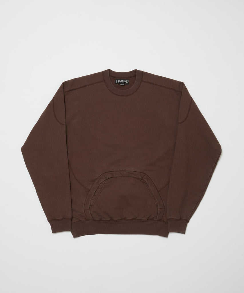 WASHED PANELED CREWNECK SWEATSHIRT – Global baloriginal.com