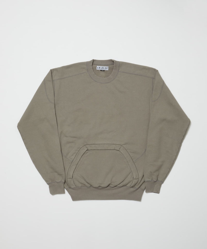 WASHED PANELED CREWNECK SWEATSHIRT – Global baloriginal.com