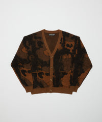 JACQUARD WOOL CARDIGAN