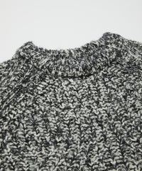 MIXED DIAMOND RIB SWEATER