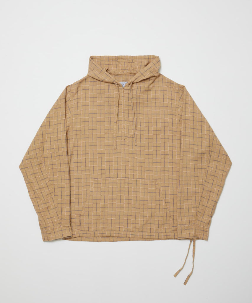 PULLOVER MEXICAN HOODED SHIRT(PLAID)