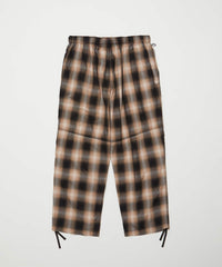 PLAID WIDE MOUNTAIN PANT