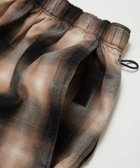 PLAID WIDE MOUNTAIN PANT