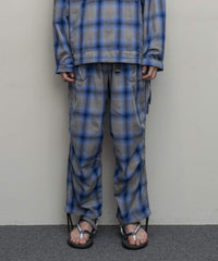 PLAID WIDE MOUNTAIN PANT