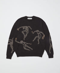 JACQUARD COTTON CREWNECK SWEATER