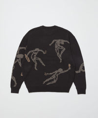 JACQUARD COTTON CREWNECK SWEATER