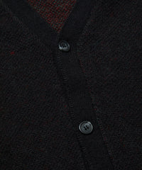 JACQUARD WOOL CARDIGAN