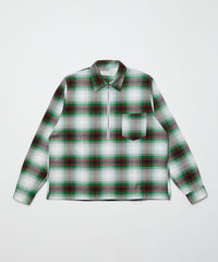 FLANNEL HALF ZIP SHIRT