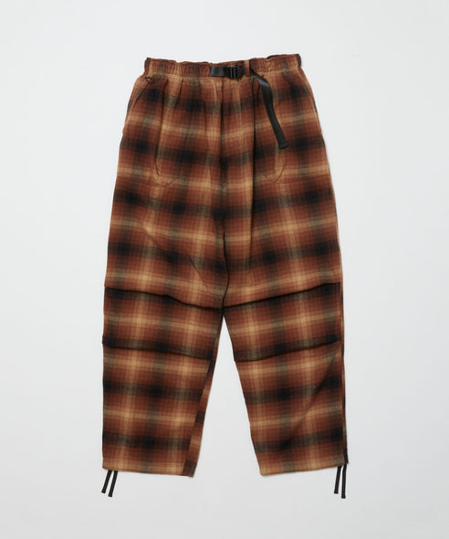 PLAID WIDE MOUNTAIN PANT