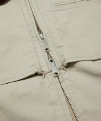 COTTON CANVAS STEALTH POCKET WORK JACKET