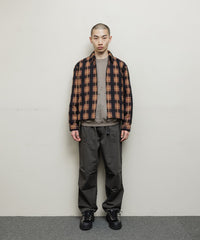 PLAID ZIP SHIRT BLOUSON