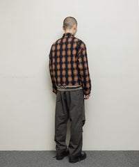 PLAID ZIP SHIRT BLOUSON