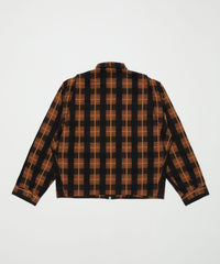 PLAID ZIP SHIRT BLOUSON