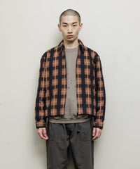 PLAID ZIP SHIRT BLOUSON