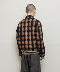 PLAID ZIP SHIRT BLOUSON