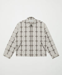 PLAID ZIP SHIRT BLOUSON