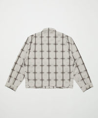 PLAID ZIP SHIRT BLOUSON