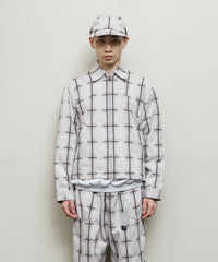 PLAID ZIP SHIRT BLOUSON