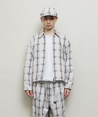 PLAID ZIP SHIRT BLOUSON