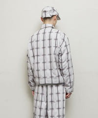 PLAID ZIP SHIRT BLOUSON