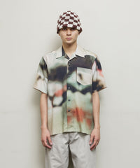 BLUR PATTERN LYOCELL SS SHIRT