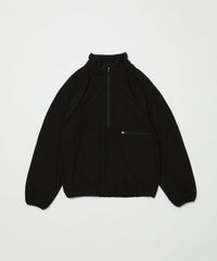 DETACHABLE SLEEVE GRID FLEECE PULL OVER