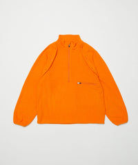 DETACHABLE SLEEVE GRID FLEECE PULL OVER