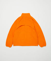 DETACHABLE SLEEVE GRID FLEECE PULL OVER