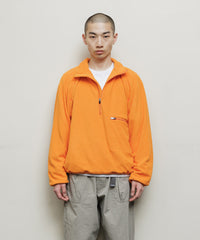 DETACHABLE SLEEVE GRID FLEECE PULL OVER