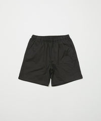 WASHED TWILL WOVEN BELTED SHORT