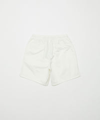 WASHED TWILL WOVEN BELTED SHORT