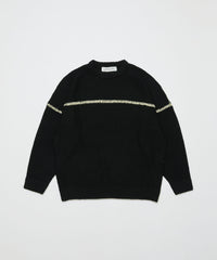 STITCHED DROP SHOULDER SWEATER