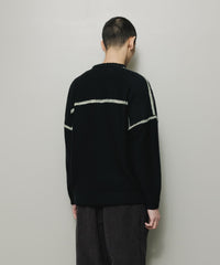 STITCHED DROP SHOULDER SWEATER