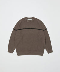 STITCHED DROP SHOULDER SWEATER