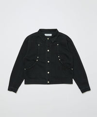CARB POCKET WASHED DENIM JACKET