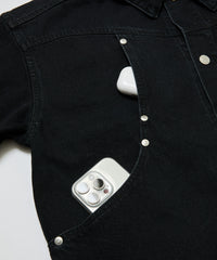 CARB POCKET WASHED DENIM JACKET
