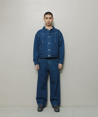 CARB POCKET WASHED DENIM JACKET