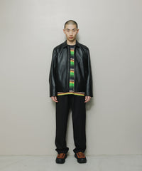 STRAIGHT LEG STRECH CURV POCKET PANT