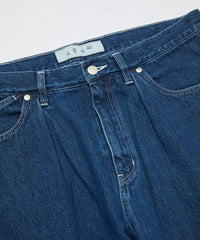 12OZ STRAIGHT LEG 5P WASHED JEAN