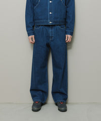 12OZ STRAIGHT LEG 5P WASHED JEAN