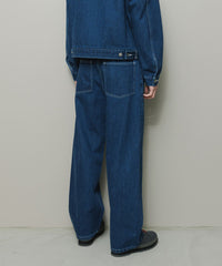 12OZ STRAIGHT LEG 5P WASHED JEAN