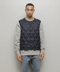 BAL / TAION BALMACAAN COAT WITH DETACHABLE DOWN VEST