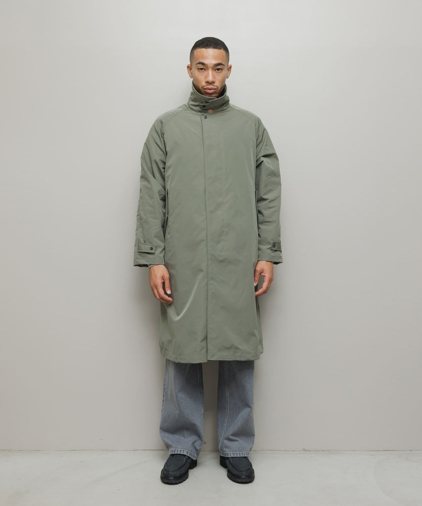 BAL / TAION BALMACAAN COAT WITH DETACHABLE DOWN VEST