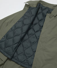 BAL / TAION BALMACAAN COAT WITH DETACHABLE DOWN VEST