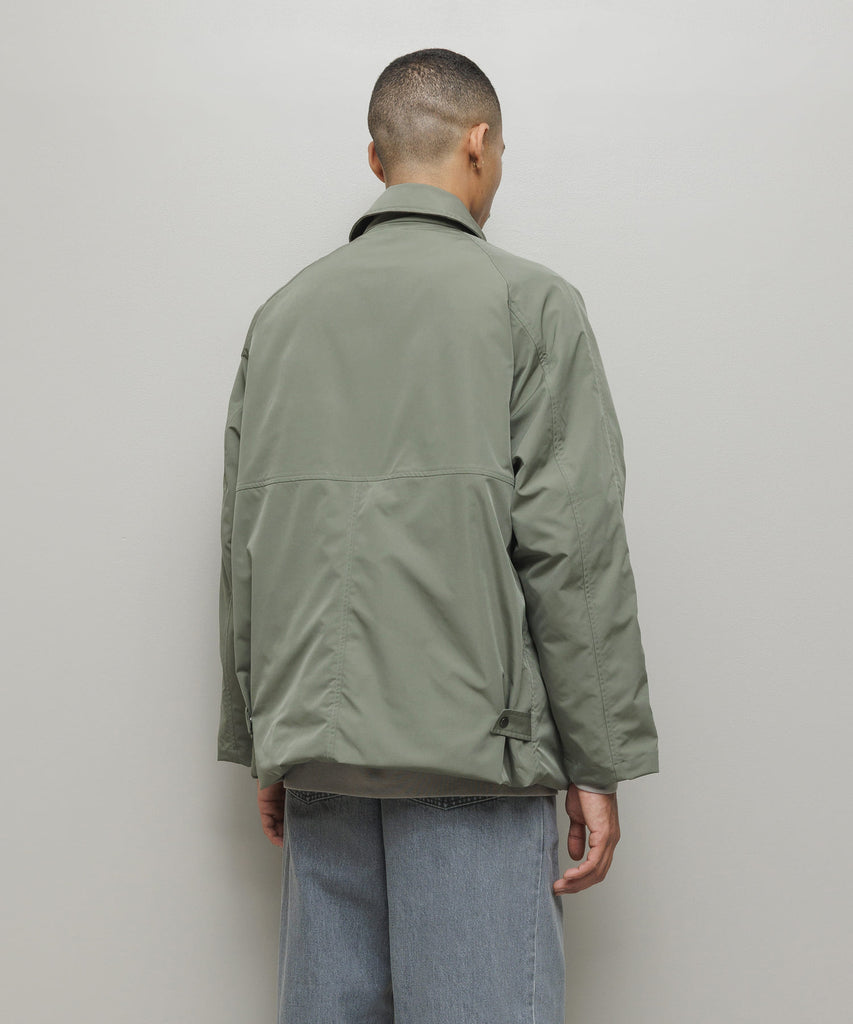 BAL / TAION BALMACAAN COAT WITH DETACHABLE DOWN VEST